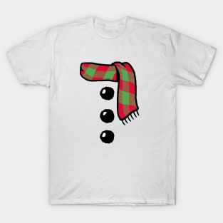 Snowman Costume Kids Shirt Christmas Gift Santa Claus TShirt T-Shirt